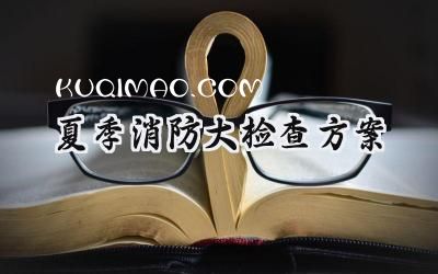 夏季消防大检查方案怎么写范文 (15篇）