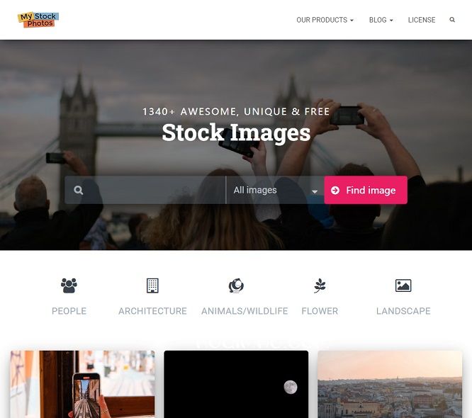 My Stock Photos网站截图