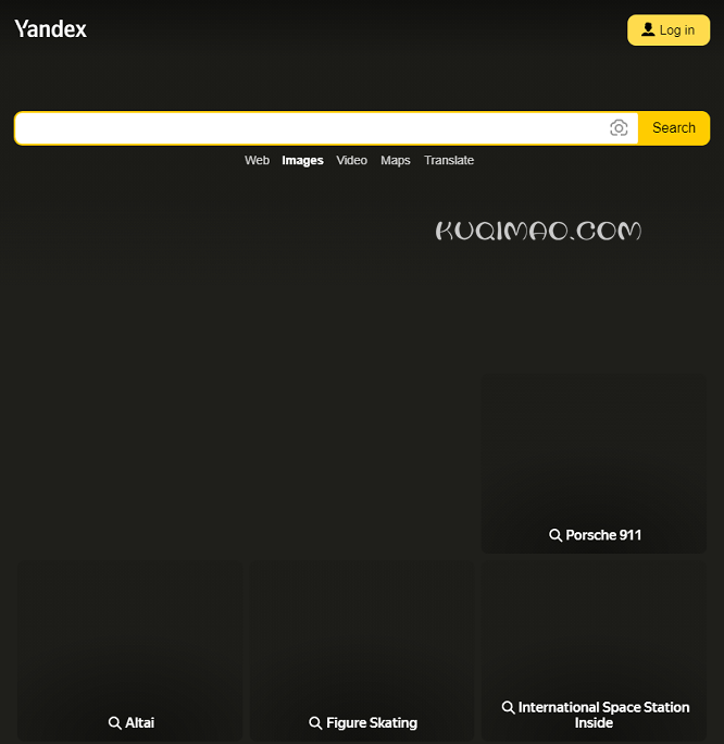 yandex图片搜索网站截图