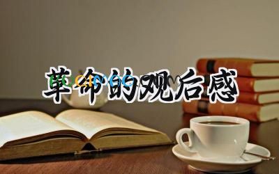 革命的观后感范文大全 (16篇）