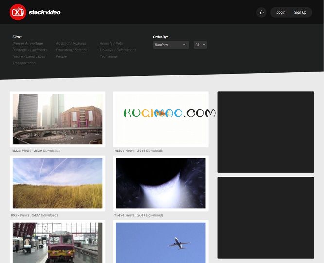 XstockVideo网站截图