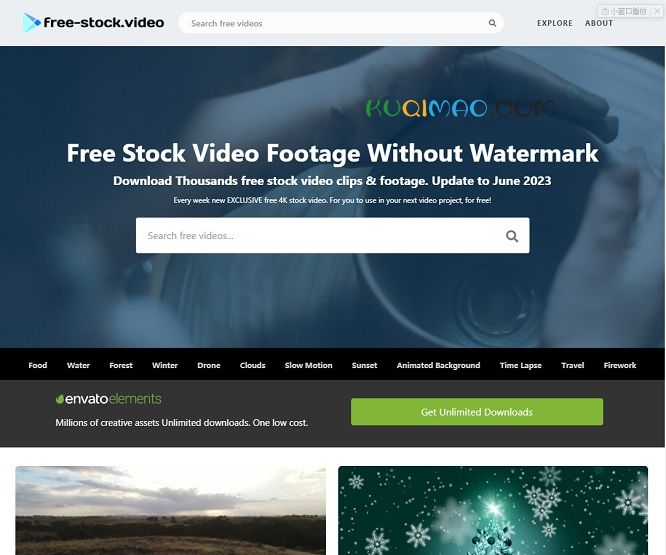 Free Stock Video网站截图