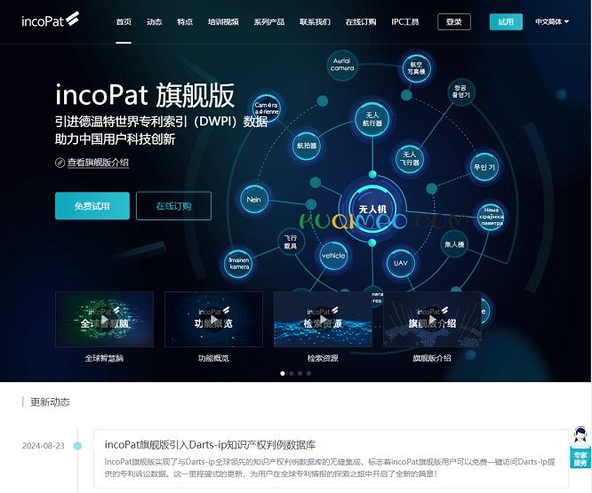 incoPat网站截图