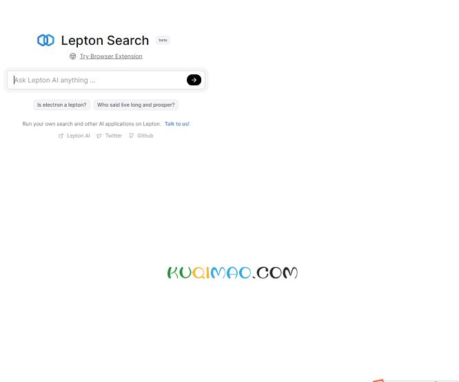Lepton Search网站截图