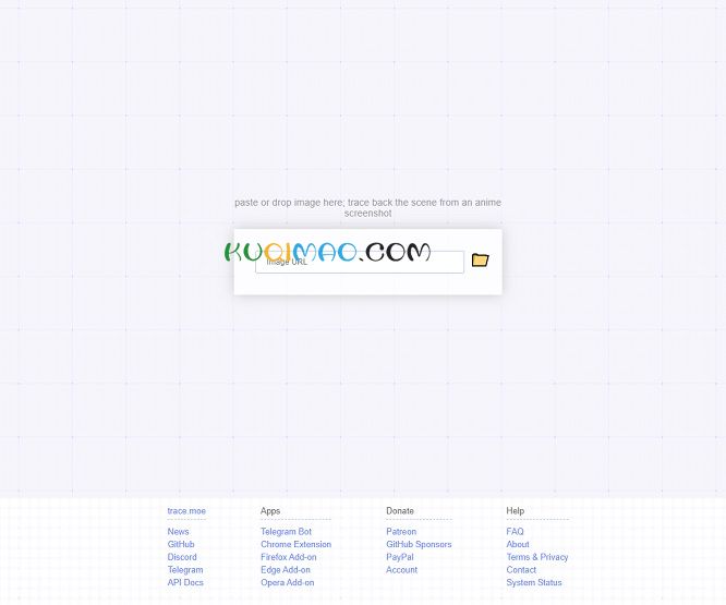 trace.moe网站截图