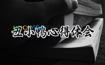 丑小鸭心得体会300字范文 (10篇）