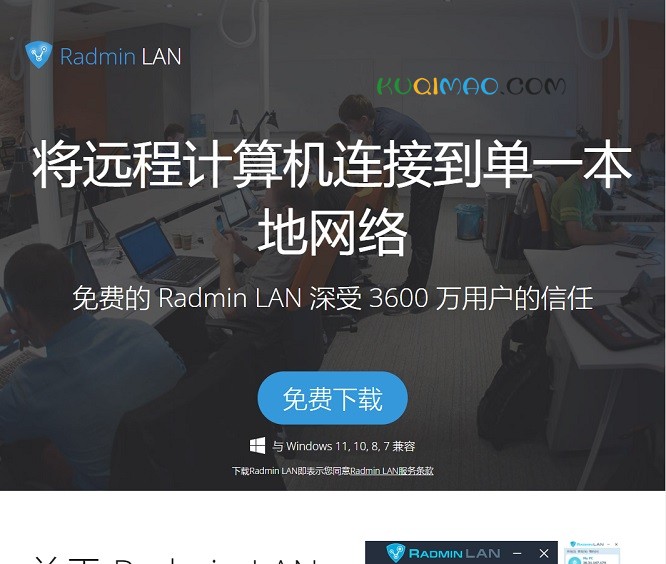 Radmin LAN网站截图