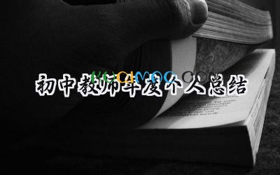 初中教师年度个人总结怎么写 (16篇）