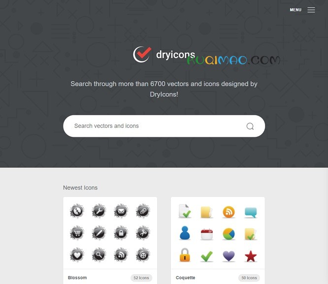 DryIcons网站截图
