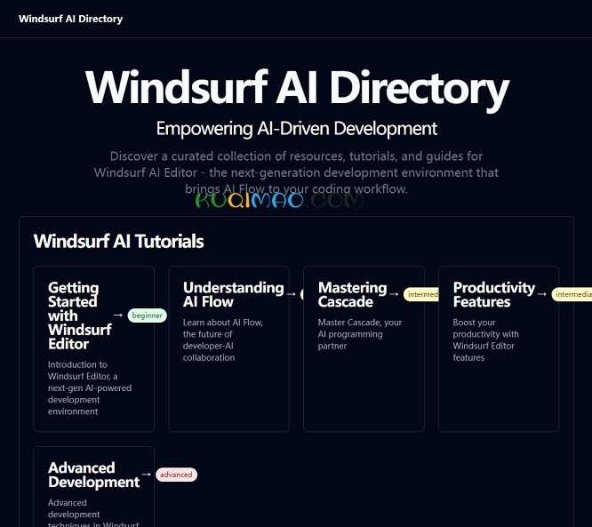 Windsurf AI Directory网站截图