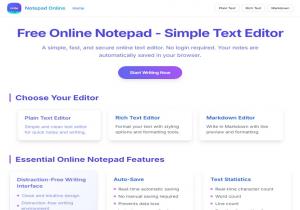 Notepad Online