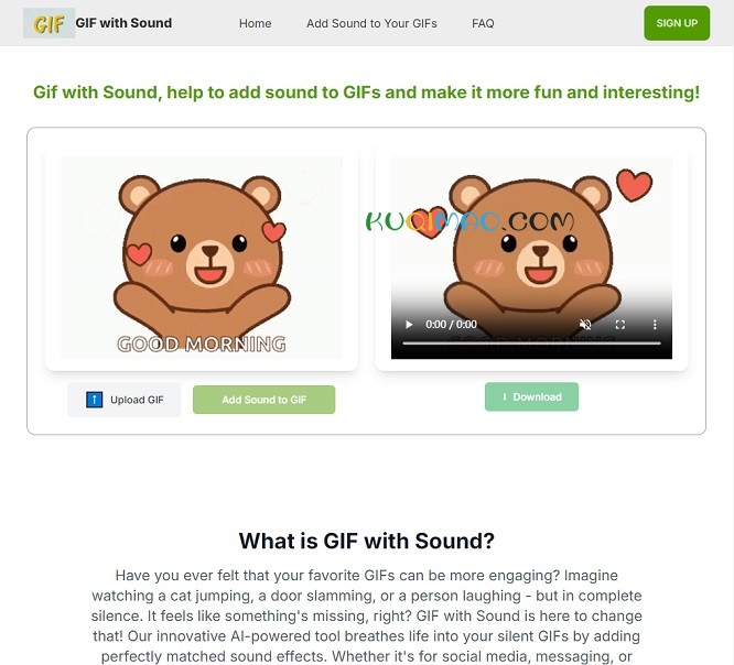 GIFwithSound网站截图