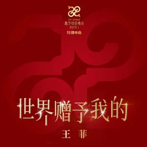 世界赠予我的歌词 - 王菲