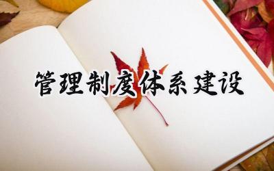 2025企业内部管理制度体系总结范文 (11篇）