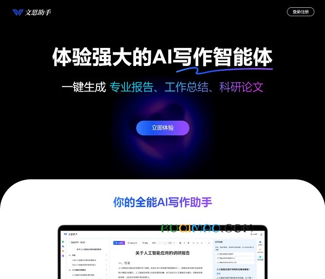文思助手网站截图