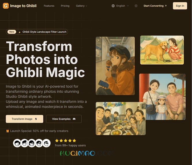 Image to Ghibli网站截图