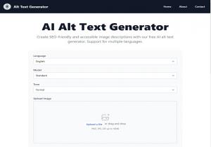 AI Text 图片Alt文本生成器