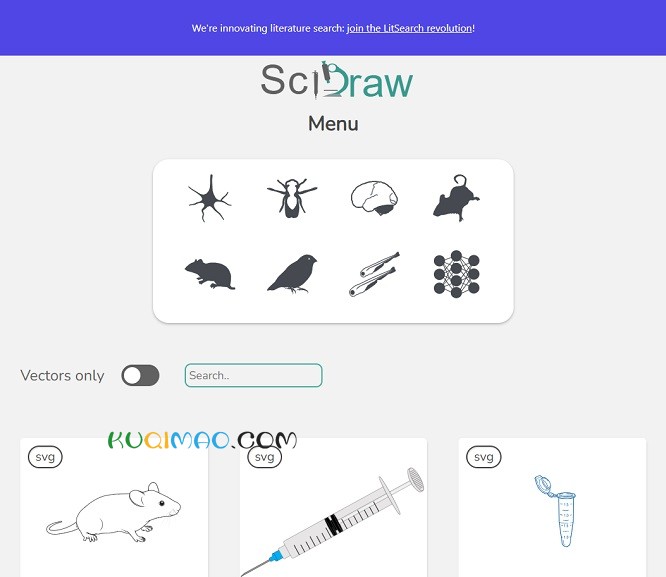 SciDraw网站截图