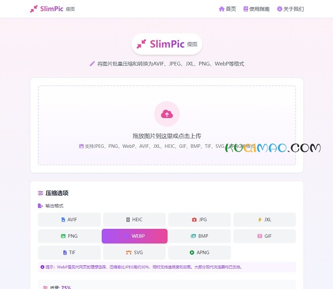 SlimPic网站截图
