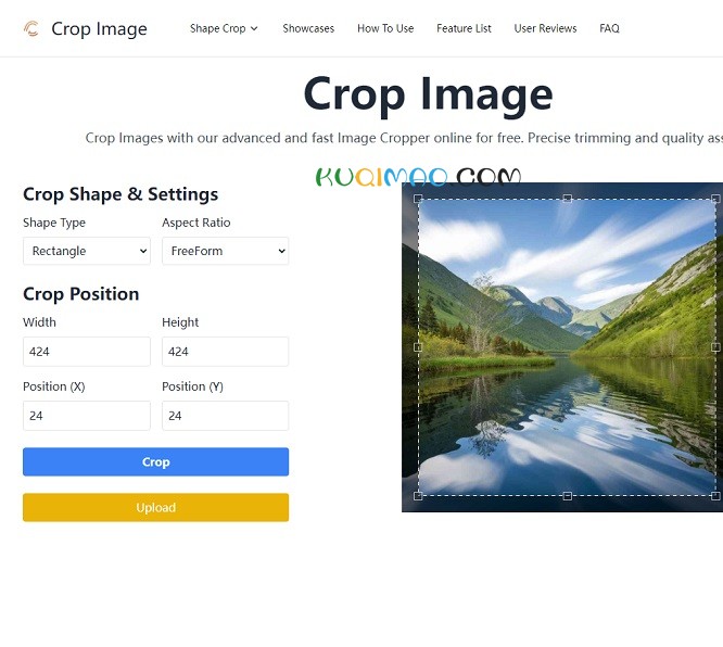 Crop Image网站截图