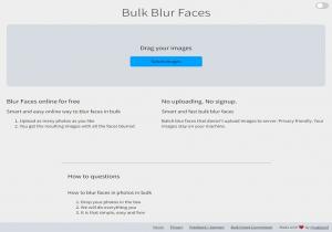 Bulk Blur Faces