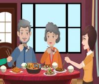 遇地震两次返回干饭的小孩哥被爸爸教育了