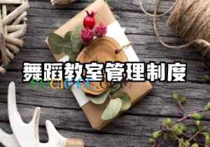 舞蹈教室管理制度内容 舞蹈室的安全管理制度