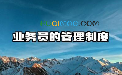 业务员的管理制度内容 业务员管理办法及规章制度