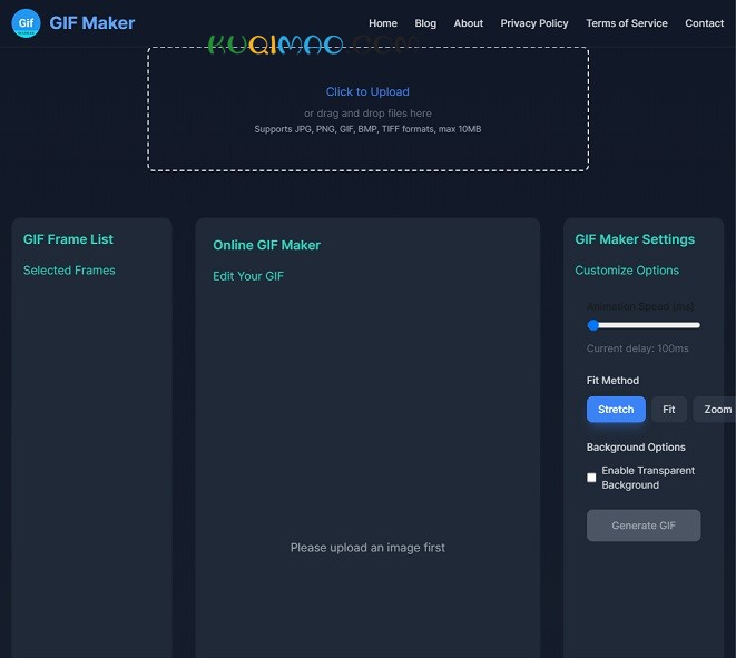 GIF Maker网站截图