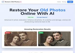 Restore Old Photos.io