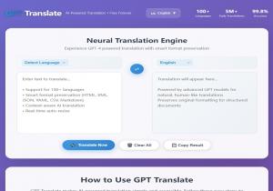 GPT 翻译