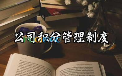 公司积分管理制度 企业员工积分管理制度