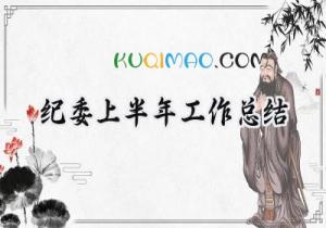 纪委上半年工作总结2025怎么写（9篇）