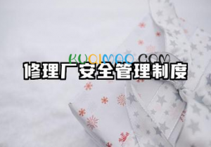 修理厂安全管理制度模板 修理厂安全生产管理制度