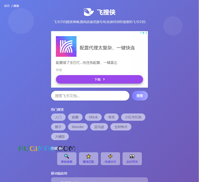 飞搜侠网站截图