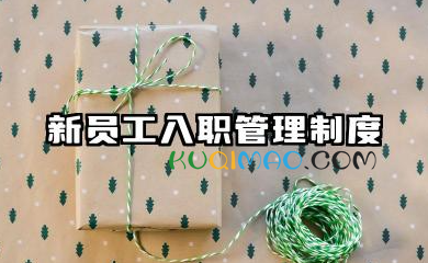 新员工入职管理制度及流程 新员工入职流程及注意事项