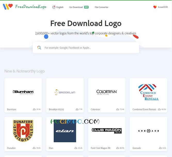 FreeDownloadLogo网站截图
