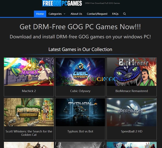FreeGOGPCGames网站截图 FreeGOGPCGames网站截图