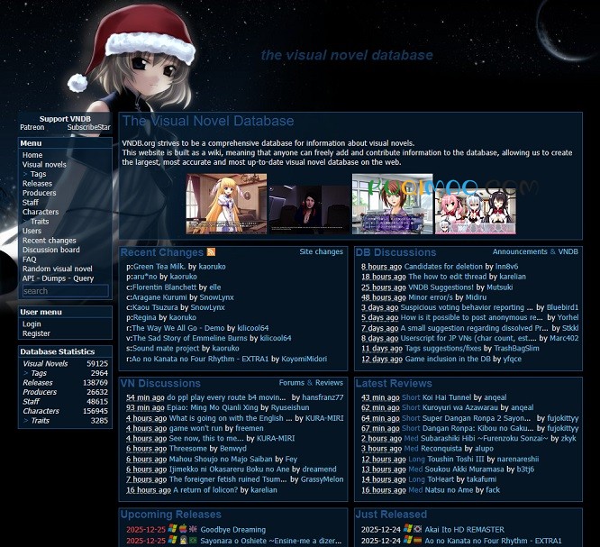 vndb网站截图 vndb网站截图