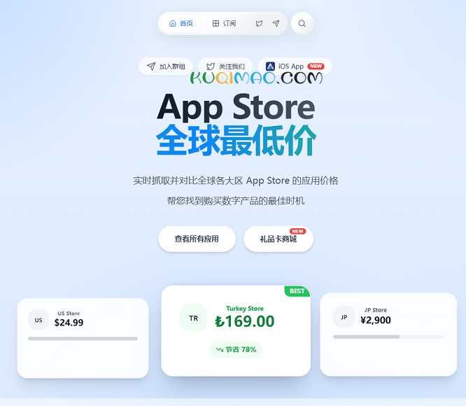 App Store Price网站截图