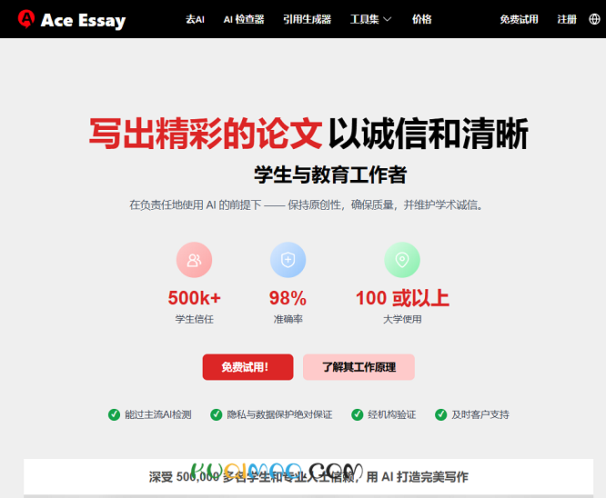 AceEssay网站截图 AceEssay网站截图